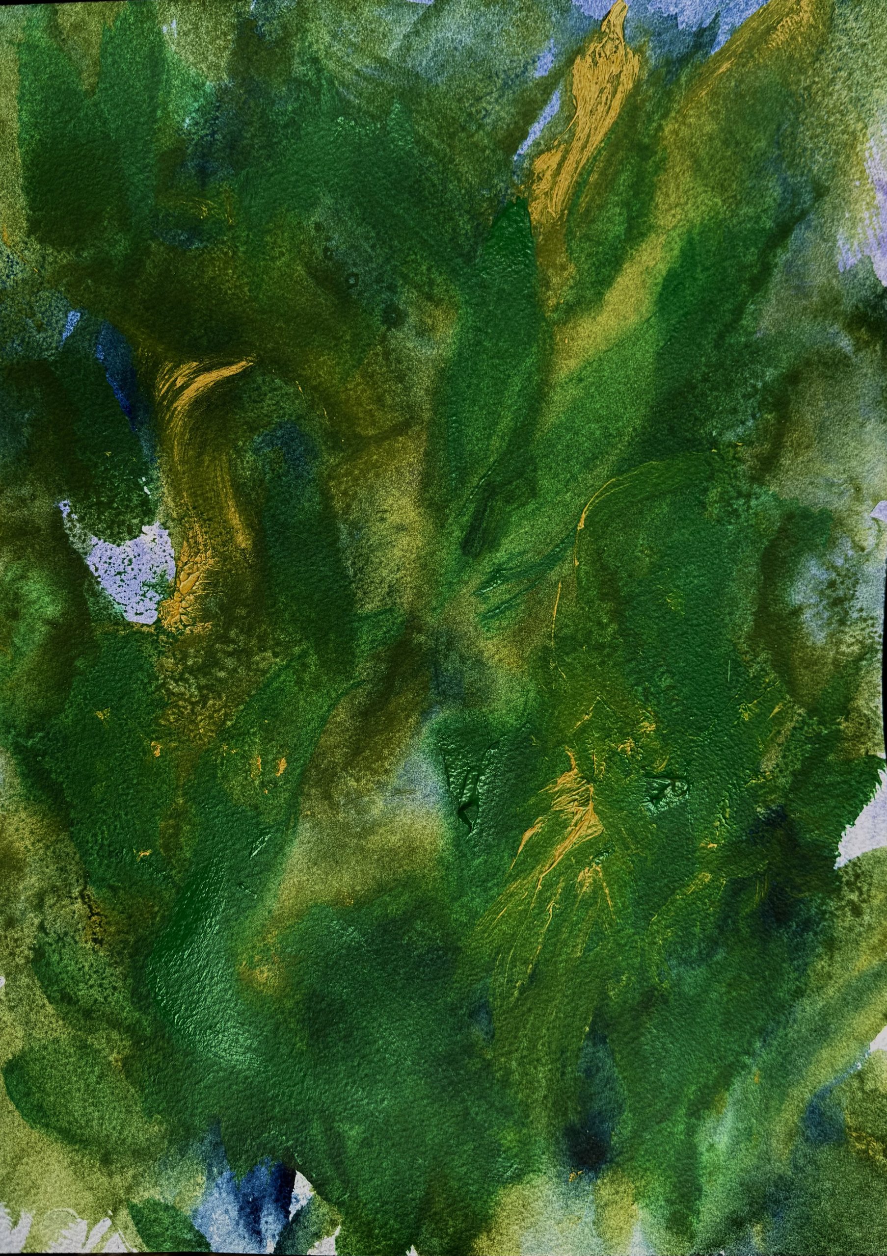 Génesis 2025 Acuarela & Acrílico 41 x 31 c