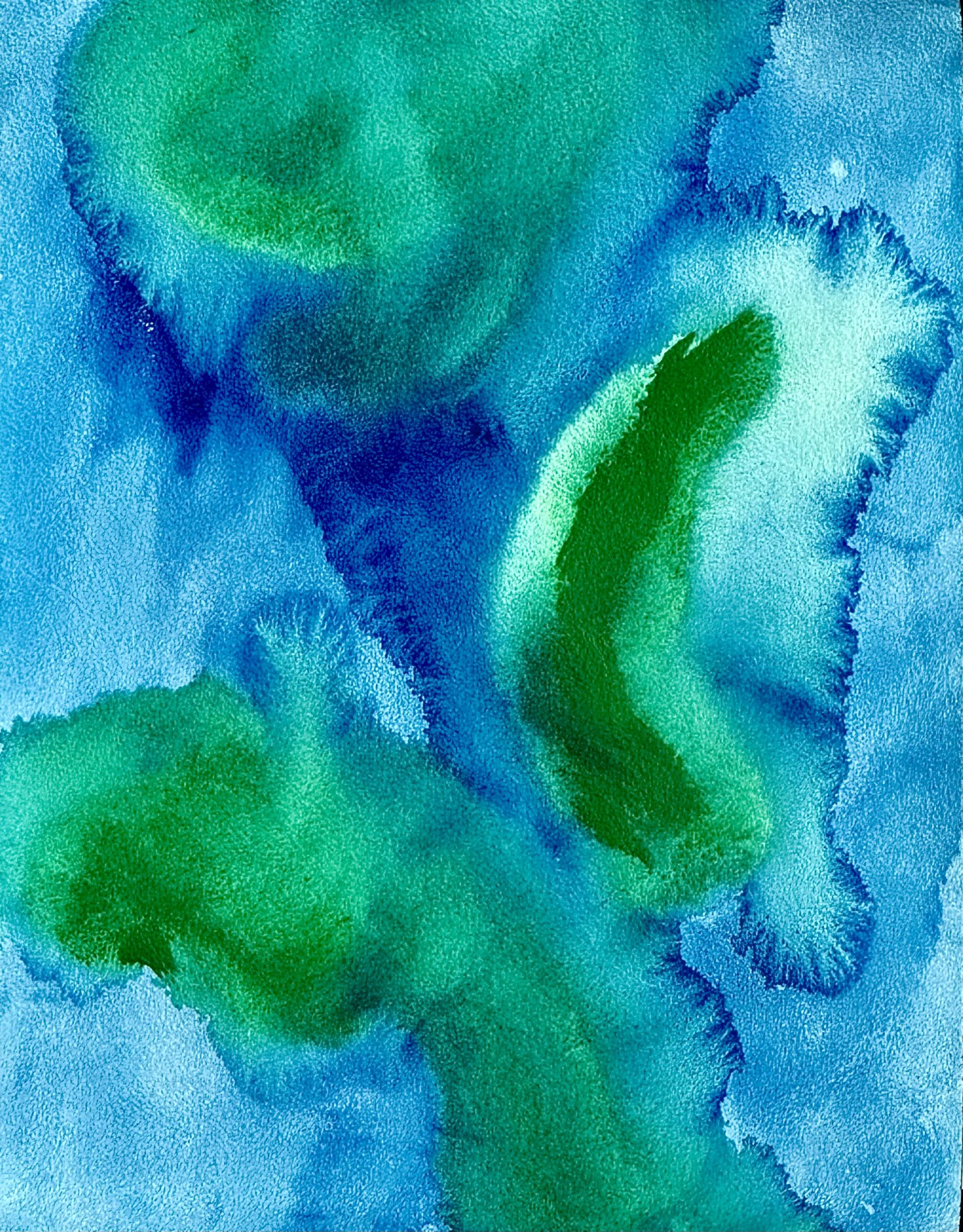 Serie Génesis 2025 Acuarela & Acrílico 41 x 31 c