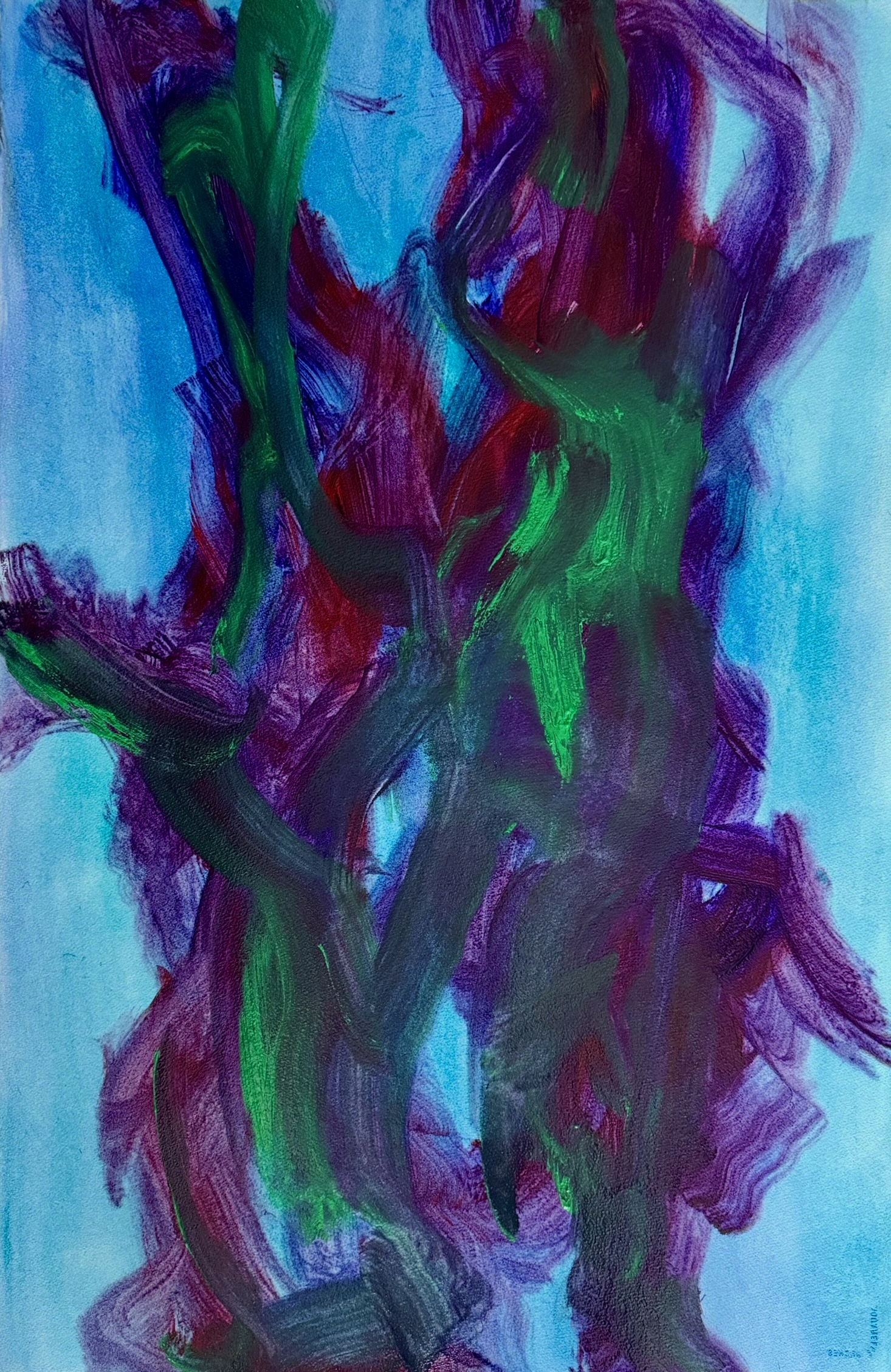 Savia 2025 Acrílico sobre papel Arches 101 x 66 c