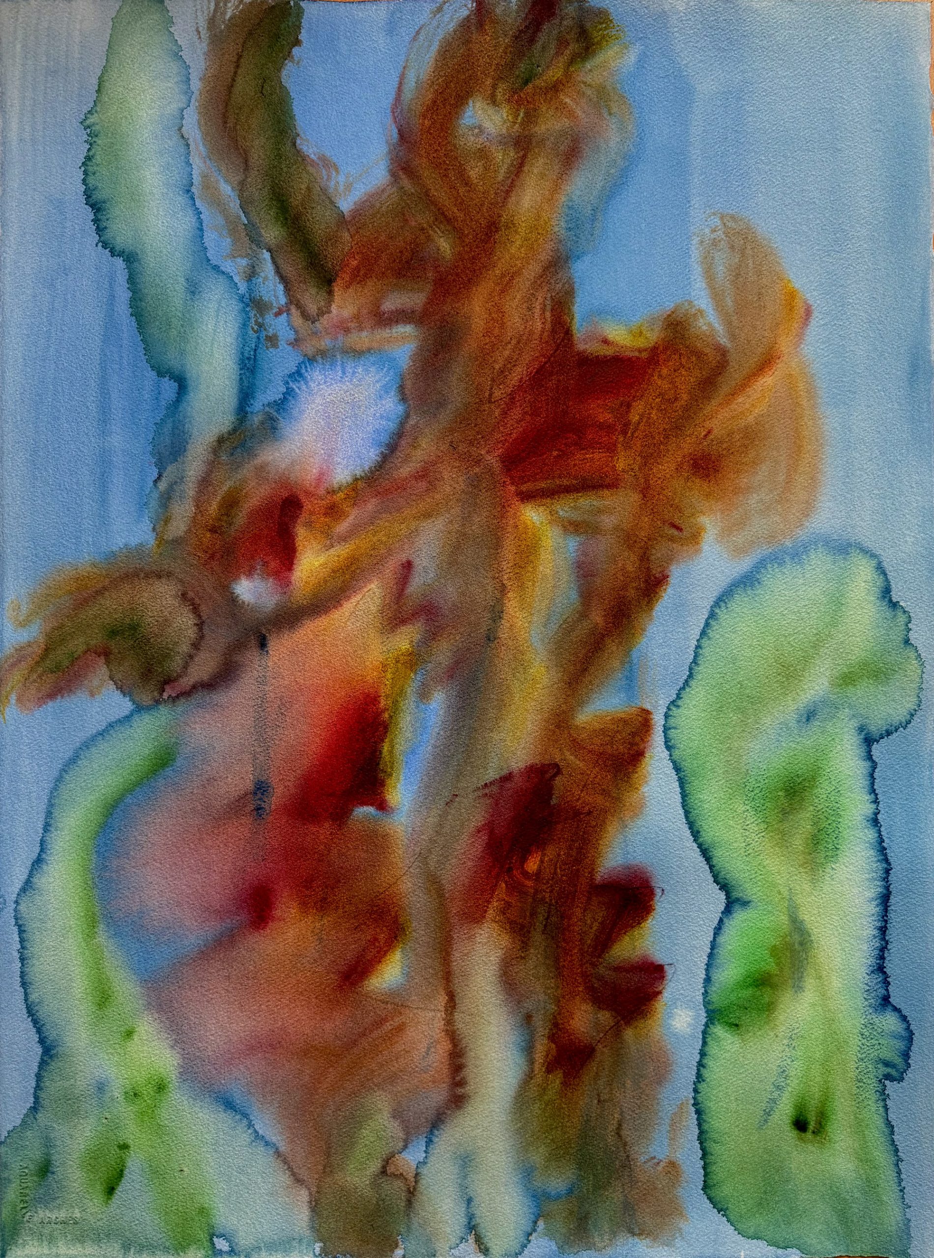 Serie Génesis 2025 Acuarela 76 x 56 c